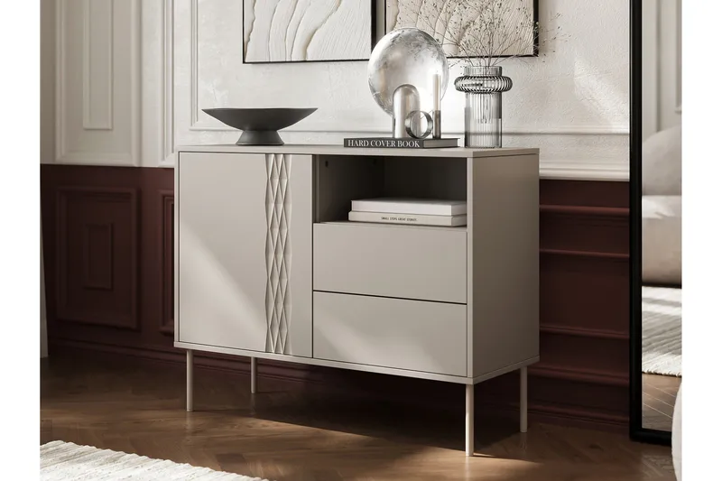 Akiko Kommode 100 cm - Beige - Oppbevaring - Oppbevaringsmøbler - Kommode