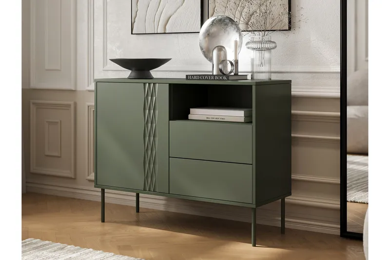 Akiko Kommode 100 cm - Grønn - Oppbevaring - Oppbevaringsmøbler - Kommode