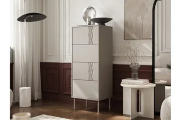 Akiko Kommode 50 cm - Beige - Oppbevaring - Oppbevaringsmøbler - Kommode