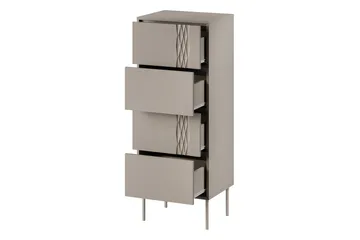 Akiko Kommode 50 cm - Beige - Oppbevaring - Oppbevaringsmøbler - Kommode