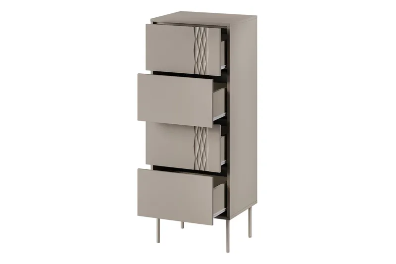 Akiko Kommode 50 cm - Beige - Oppbevaring - Oppbevaringsmøbler - Kommode