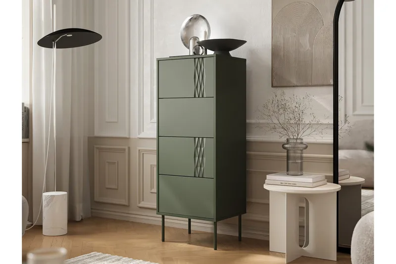 Akiko Kommode 50 cm - Grønn - Oppbevaring - Oppbevaringsmøbler - Kommode
