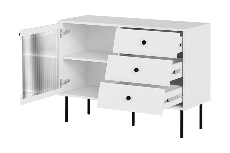 Akilesh Kommode 102 cm - Svart - Oppbevaring - Oppbevaringsmøbler - Kommode