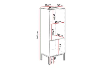 Amelus Kommode 50 cm - Cashmere - Oppbevaring - Oppbevaringsmøbler - Kommode