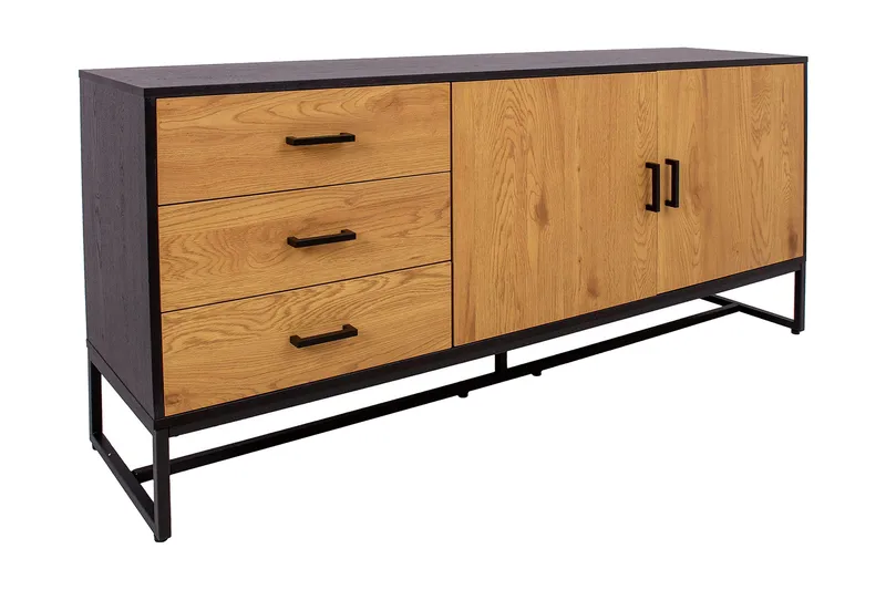 Amsterdam Kommode Eik/Svart