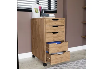 Atlas Kommode 40 cm - Brun - Oppbevaring - Oppbevaringsmøbler - Kommode - Skuffeseksjon