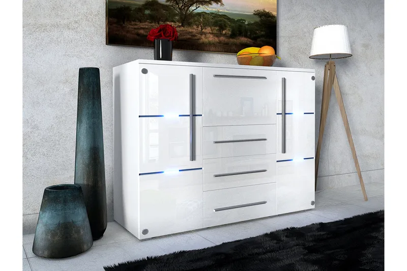 Bari Kommode 136x39x115 cm - Oppbevaring - Oppbevaringsmøbler - Kommode