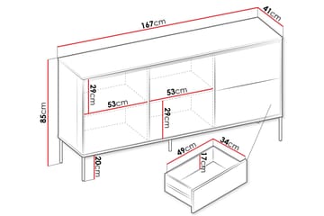 Basici Agency - Brun - Oppbevaring - Oppbevaringsmøbler - Kommode