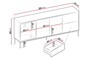 Basici Agency - Brun - Oppbevaring - Oppbevaringsmøbler - Kommode