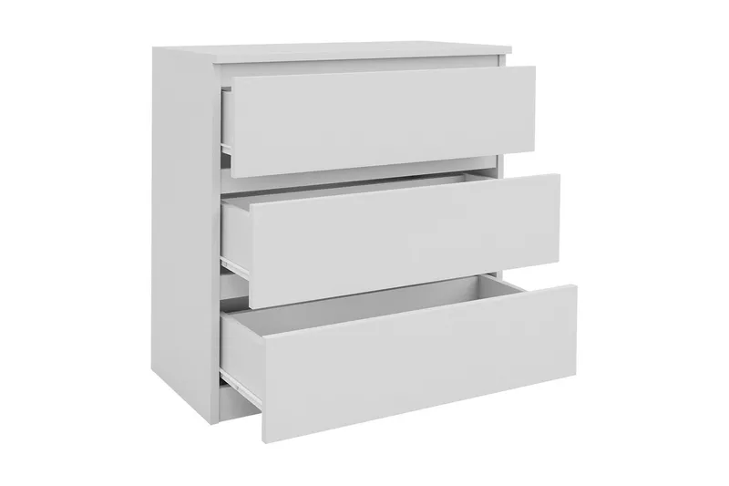 Basildon Kommode 70x40x77 cm - Hvit - Oppbevaring - Oppbevaringsmøbler - Kommode