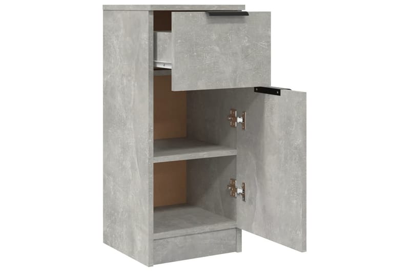 beBasic Skjenk betonggrå 30x30x70 cm konstruert tre - GrÃ¥ - Kommode - Entrekommode - Entreoppbevaring