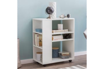 Bokhylle Wohnling mobil, moderne og enkel med forskjellige oppbevaringsrom Hvit - Hvit - Oppbevaring - Oppbevaringsmøbler - Kommode - Skuffeseksjon