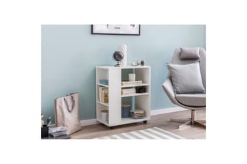 Bokhylle Wohnling mobil, moderne og enkel med forskjellige oppbevaringsrom Hvit - Hvit - Oppbevaring - Oppbevaringsmøbler - Kommode - Skuffeseksjon