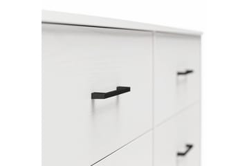 Kommode BrEZ 136x40x76 cm, Hvit - 136x40x76 cm, Hvit - Oppbevaring - Oppbevaringsmøbler - Kommode