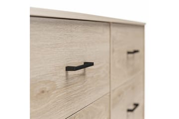 Kommode BrEZ 136x40x76 cm, Lys eik - 136x40x76 cm, Lys eik - Oppbevaring - Oppbevaringsmøbler - Kommode