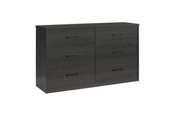Kommode BrEZ 136x40x76 cm, Svart eik