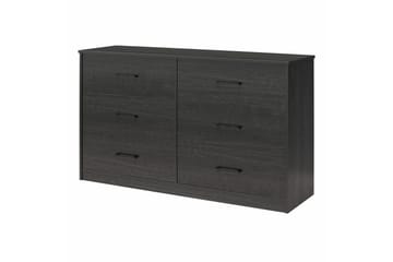 Kommode BrEZ 136x40x76 cm, Svart eik - 136x40x76 cm, Svart eik - Oppbevaring - Oppbevaringsmøbler - Kommode