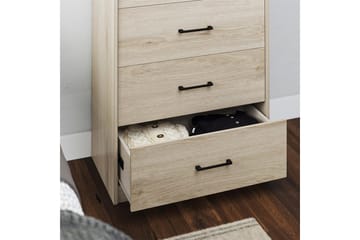 Kommode BrEZ 71x40x102 cm, Blond eik - 71x40x102 cm, Blond eik - Oppbevaring - Oppbevaringsmøbler - Kommode