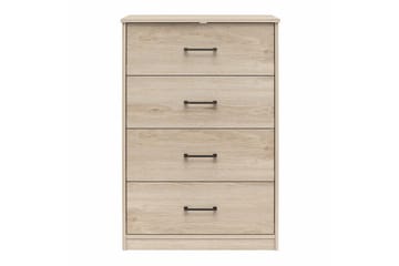Kommode BrEZ 71x40x102 cm, Blond eik - 71x40x102 cm, Blond eik - Oppbevaring - Oppbevaringsmøbler - Kommode