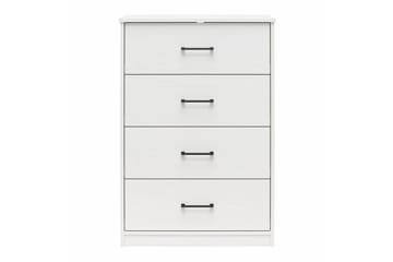 Kommode BrEZ 71x40x102 cm, Hvit - 71x40x102 cm, Hvit - Oppbevaring - Oppbevaringsmøbler - Kommode