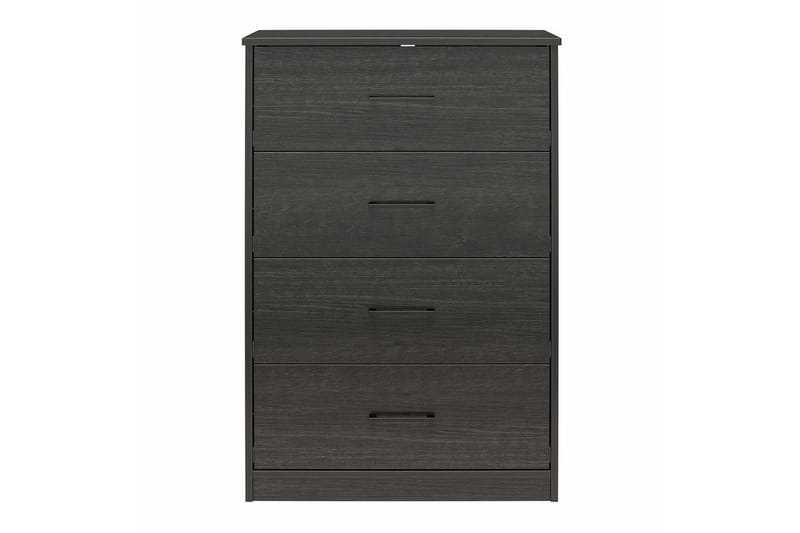 Kommode BrEZ 71x40x102 cm, Svart eik - 71x40x102 cm, Svart eik - Oppbevaring - Oppbevaringsmøbler - Kommode