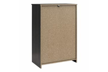 Kommode BrEZ 71x40x102 cm, Svart eik - 71x40x102 cm, Svart eik - Oppbevaring - Oppbevaringsmøbler - Kommode