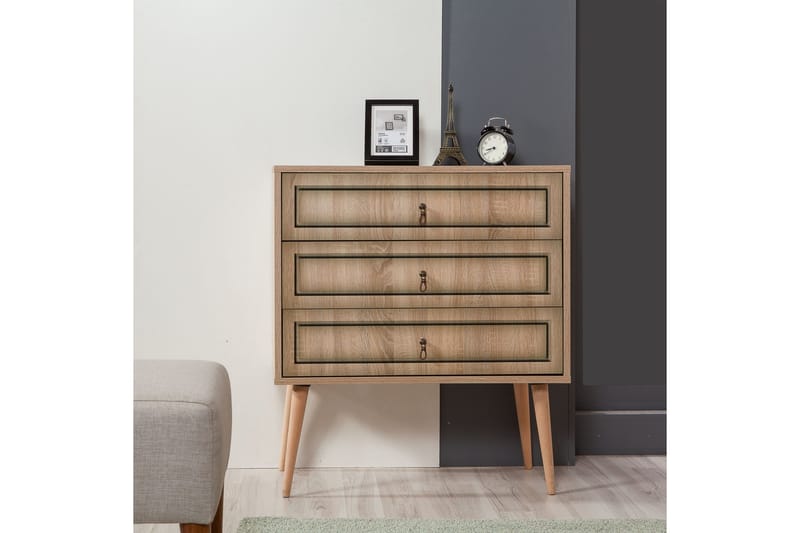 Brokind Kommode 90 cm - Brun - Oppbevaring - Oppbevaringsmøbler - Kommode