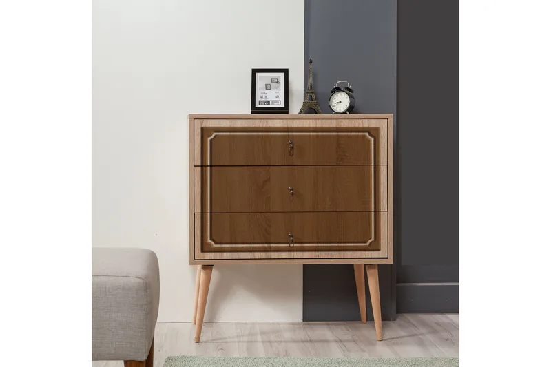 Brokind Kommode 90 cm - Brun - Oppbevaring - Oppbevaringsmøbler - Kommode