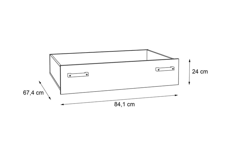 Cadle Kommode 104 cm - Brun - Oppbevaring - Oppbevaringsmøbler - Kommode