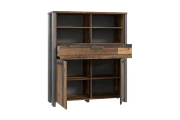 Cadle Kommode 107 cm - Brun/Grå - Oppbevaring - Oppbevaringsmøbler - Kommode