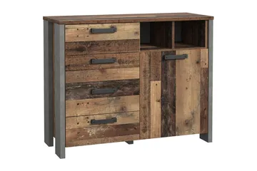 Cadle Kommode 107 cm - Brun/Grå - Oppbevaring - Oppbevaringsmøbler - Kommode