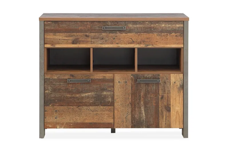Cadle Kommode 107 cm - Brun/Grå - Oppbevaring - Oppbevaringsmøbler - Kommode