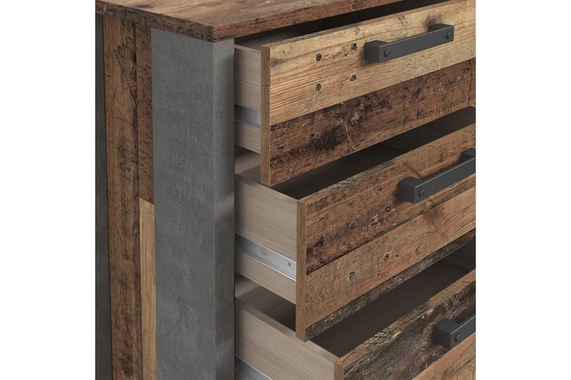 Cadle Kommode 107 cm - Brun/Grå - Oppbevaring - Oppbevaringsmøbler - Kommode