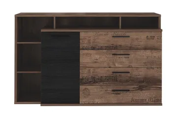 Cannop Kommode 153 cm - Brun/Svart - Oppbevaring - Oppbevaringsmøbler - Kommode