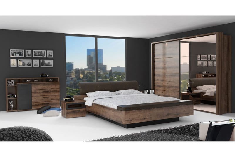 Cannop Kommode 153 cm - Brun/Svart - Oppbevaring - Oppbevaringsmøbler - Kommode