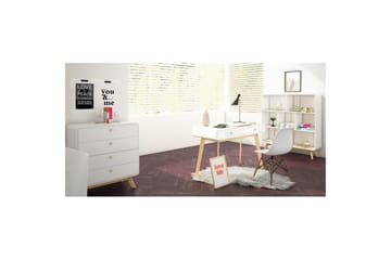 Kommode Cassie Hvit/Hvit - Hvit/Hvit - Oppbevaring - Oppbevaringsmøbler - Kommode