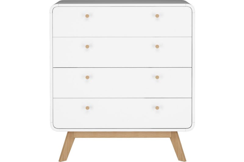 Kommode Cassie Hvit/Hvit - Hvit/Hvit - Oppbevaring - Oppbevaringsmøbler - Kommode