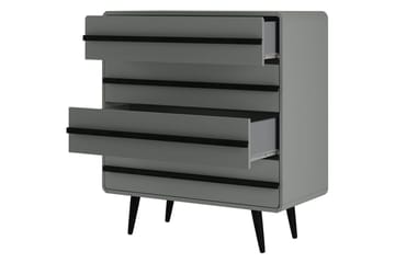 Kommode Chantal Grå - Grå - Oppbevaring - Oppbevaringsmøbler - Kommode