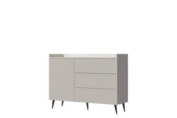 Chiku Kommode 126 cm - Beige - Oppbevaring - Oppbevaringsmøbler - Kommode