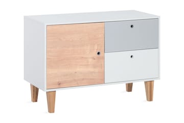 Concept Kommode Hvit / Grå / Natur - VOX - Oppbevaring - Oppbevaringsmøbler - Kommode