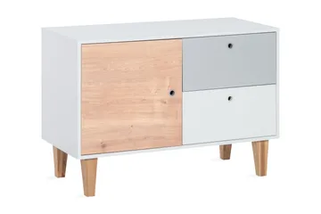 Concept Kommode Hvit / Grå / Natur - VOX - Oppbevaring - Oppbevaringsmøbler - Kommode