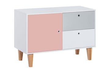 Concept Kommode Hvit / Grå / Rosa - VOX - Oppbevaring - Oppbevaringsmøbler - Kommode