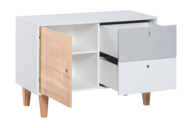 Concept Kommode Hvit / Grå / Rosa - VOX - Oppbevaring - Oppbevaringsmøbler - Kommode