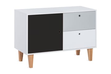 Concept Kommode Hvit / Grå / Svart - VOX - Oppbevaring - Oppbevaringsmøbler - Kommode
