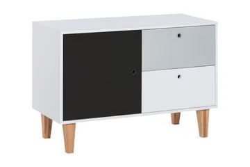 Concept Kommode Hvit / Grå / Svart - VOX - Oppbevaring - Oppbevaringsmøbler - Kommode