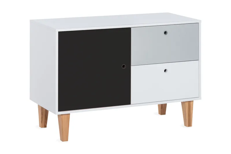 Concept Kommode Hvit / Grå / Svart, VOX