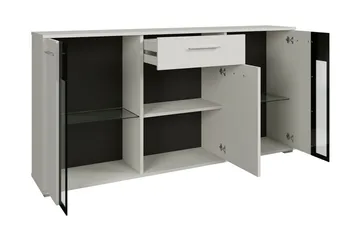 Deardorf Komoda + LED 140 cm - Tre/natur - Oppbevaring - Oppbevaringsmøbler - Kommode