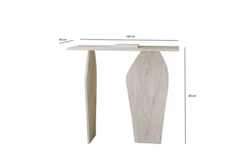 Decorotika Kommode 100 cm - Travertin - Møbler - Bord - Avlastningsbord & sidobord - Konsollbord & gangbord