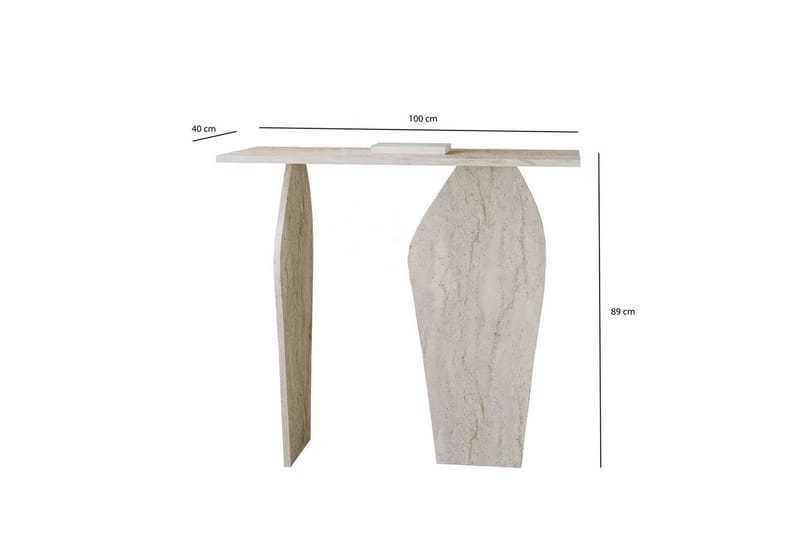 Decorotika Kommode 100 cm - Travertin - Møbler - Bord - Avlastningsbord & sidobord - Konsollbord & gangbord