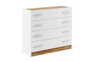 Dentro Kommode 100x40x90 cm - Beige / Hvit - Oppbevaring - Oppbevaringsmøbler - Kommode